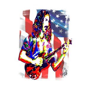 Frank Zappa Mothers of Invention Guitar Rock Music Poster Print Wall Art 11x17